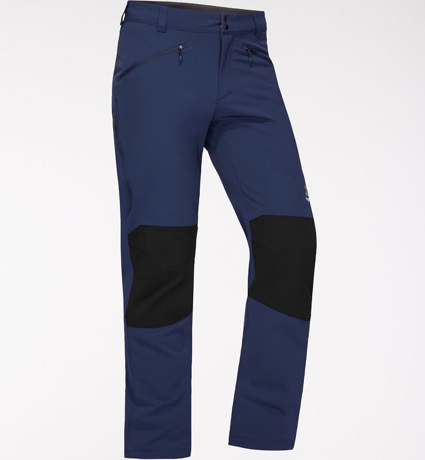 Haglöfs Mens Morän Softshell Pants Dark Blue/Black New Zealand 98521TVWB